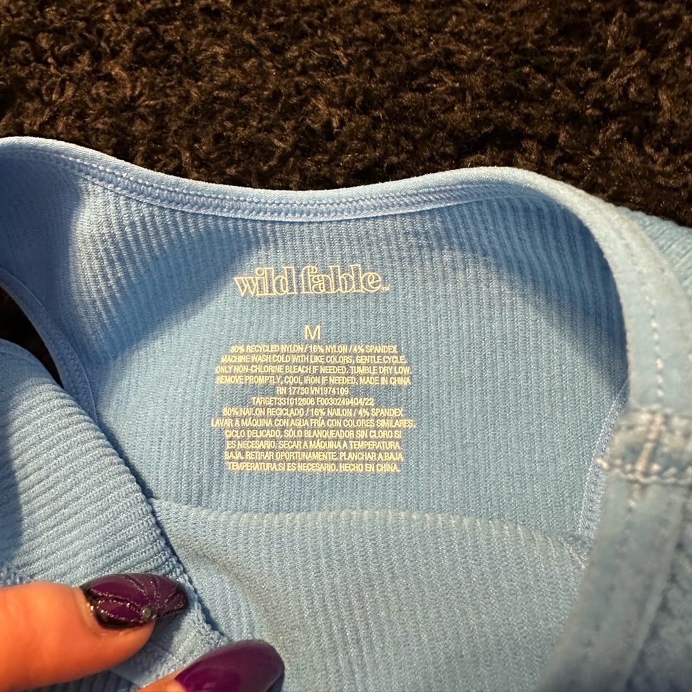 Wild Fable Ribbed Tank Size M - Picture 4 of 4